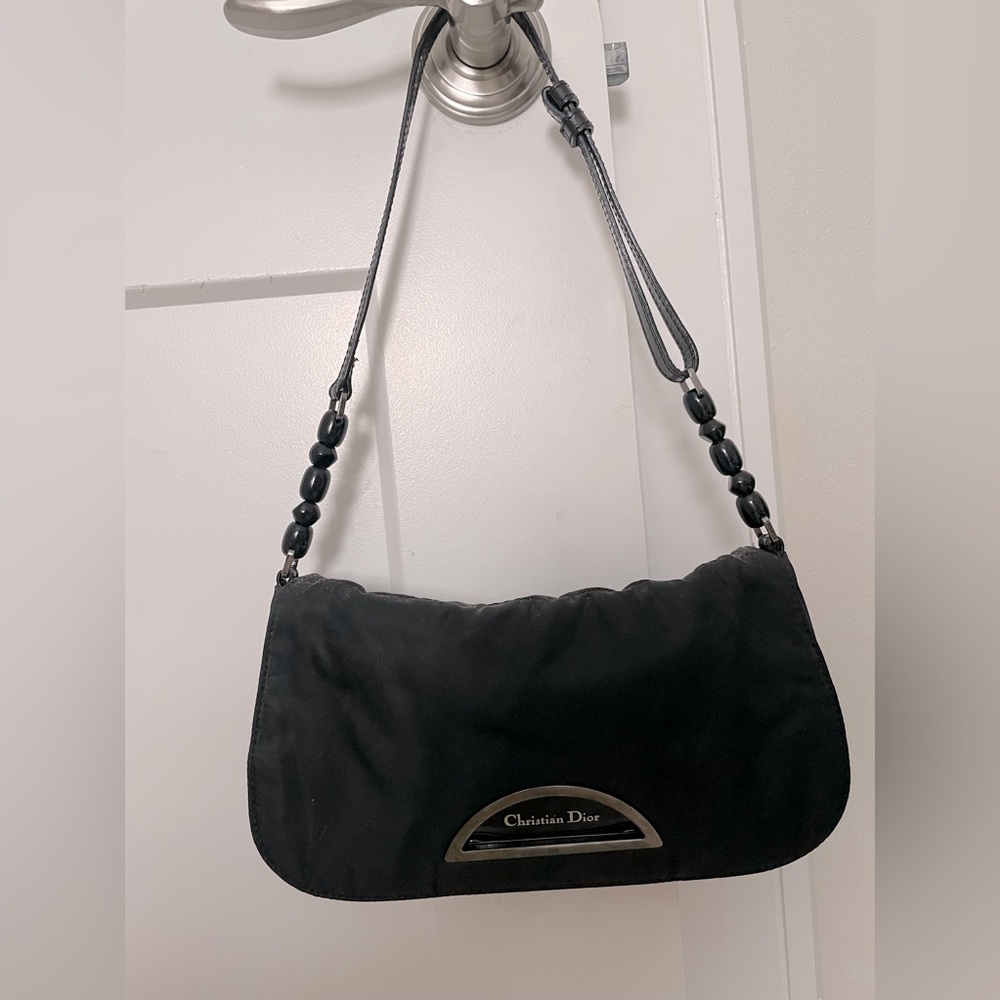 Vintage Christian Dior Malice Should Bag Black - Gently Used